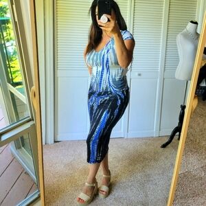 Young Fabulous & Broke tie dye midi dress